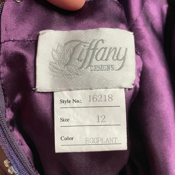 Tiffany Eggplant dress - Picture 8 of 9